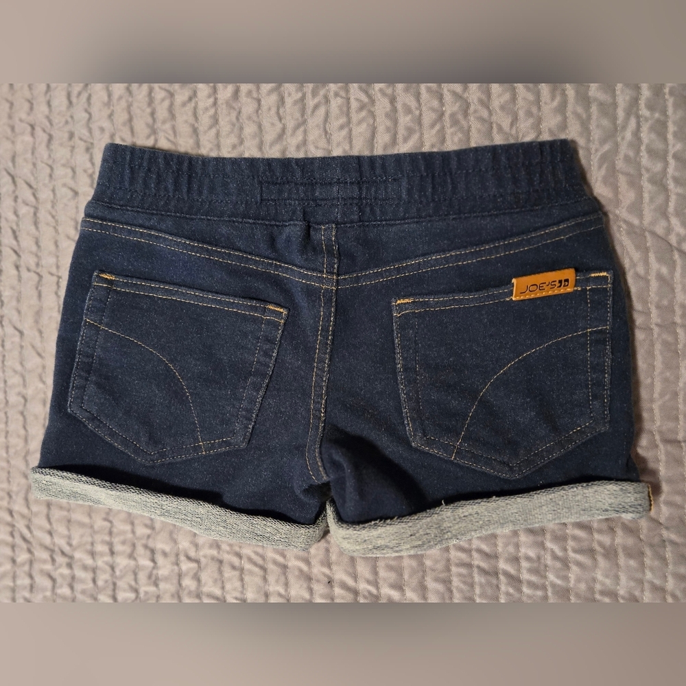 Joe's Soft Jegging Shorts Dark Denim Girls Size 4 EUC